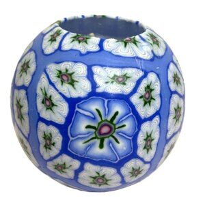 Millefiori Candle Retro Boho Stained Glass Effect Globe Candle